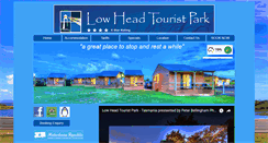 Desktop Screenshot of lowheadtouristpark.com.au